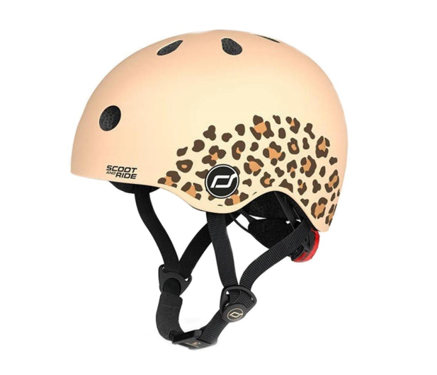 Scoot & Ride Kask Ochronny XXS-S dla dzieci 1-5 lat Leopard - 1039900 - zdjęcie